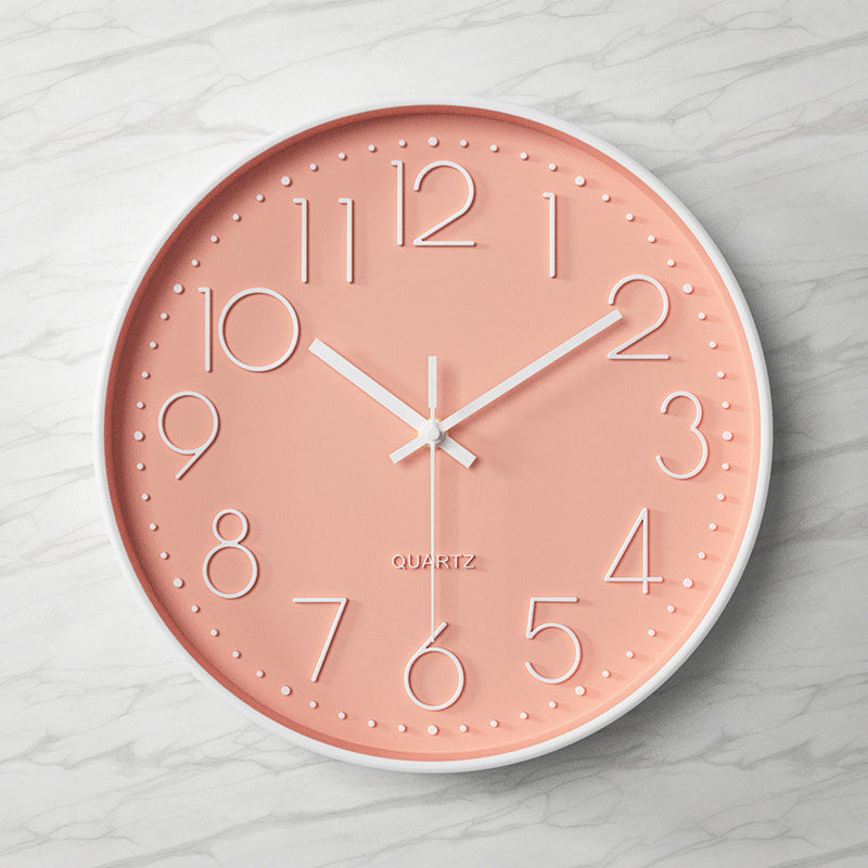 Large Modern Silent Wall Clock – Elegant Kitchen Decor with Arabic Figures 16