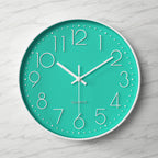Large Modern Silent Wall Clock – Elegant Kitchen Decor with Arabic Figures 17
