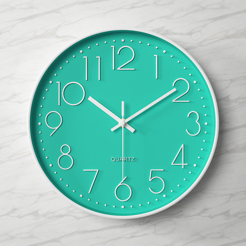 Large Modern Silent Wall Clock – Elegant Kitchen Decor with Arabic Figures 17