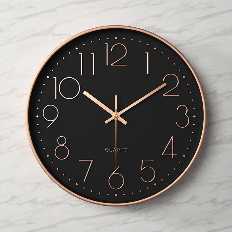 Large Modern Silent Wall Clock – Elegant Kitchen Decor with Arabic Figures 18