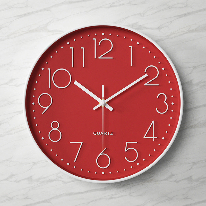 Large Modern Silent Wall Clock – Elegant Kitchen Decor with Arabic Figures 19