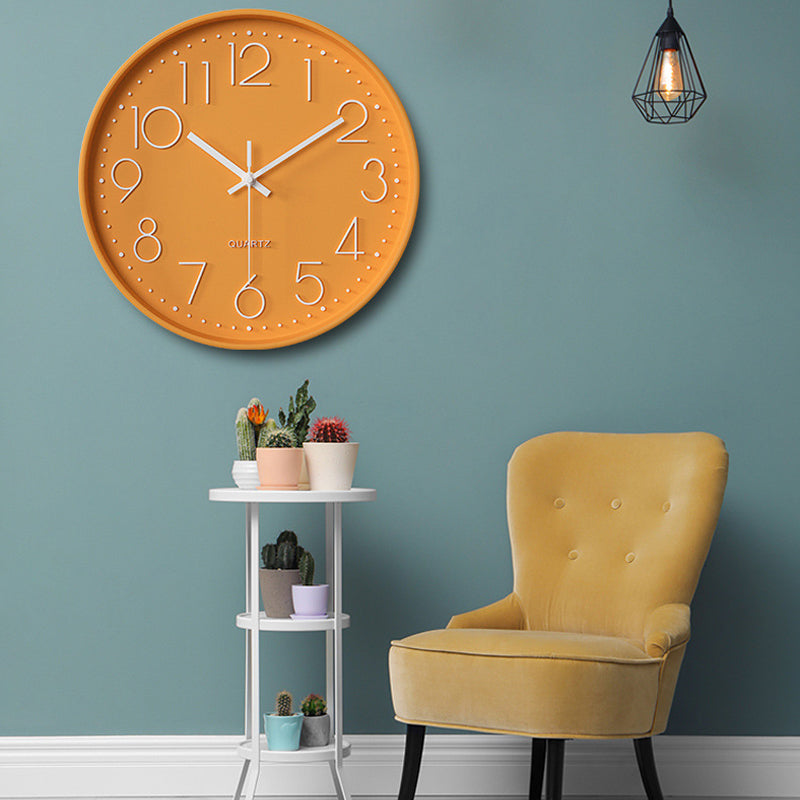 Large Modern Silent Wall Clock – Elegant Kitchen Decor with Arabic Figures 2