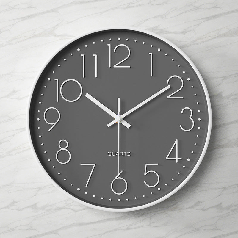 Large Modern Silent Wall Clock – Elegant Kitchen Decor with Arabic Figures 21