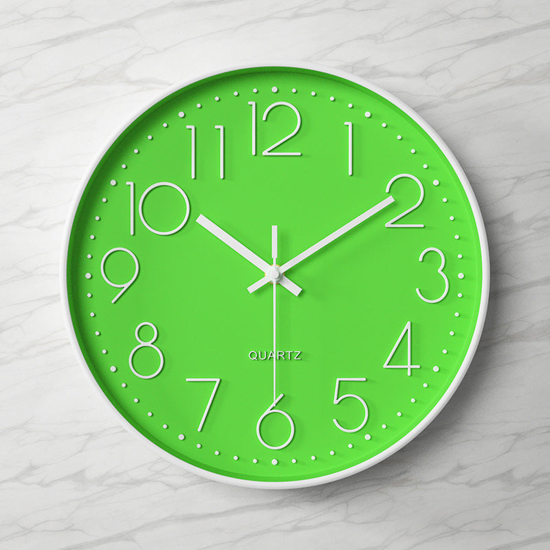 Large Modern Silent Wall Clock – Elegant Kitchen Decor with Arabic Figures 22