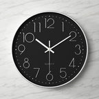 Large Modern Silent Wall Clock – Elegant Kitchen Decor with Arabic Figures 25
