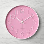 Large Modern Silent Wall Clock – Elegant Kitchen Decor with Arabic Figures 26