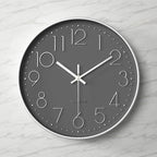 Large Modern Silent Wall Clock – Elegant Kitchen Decor with Arabic Figures 27