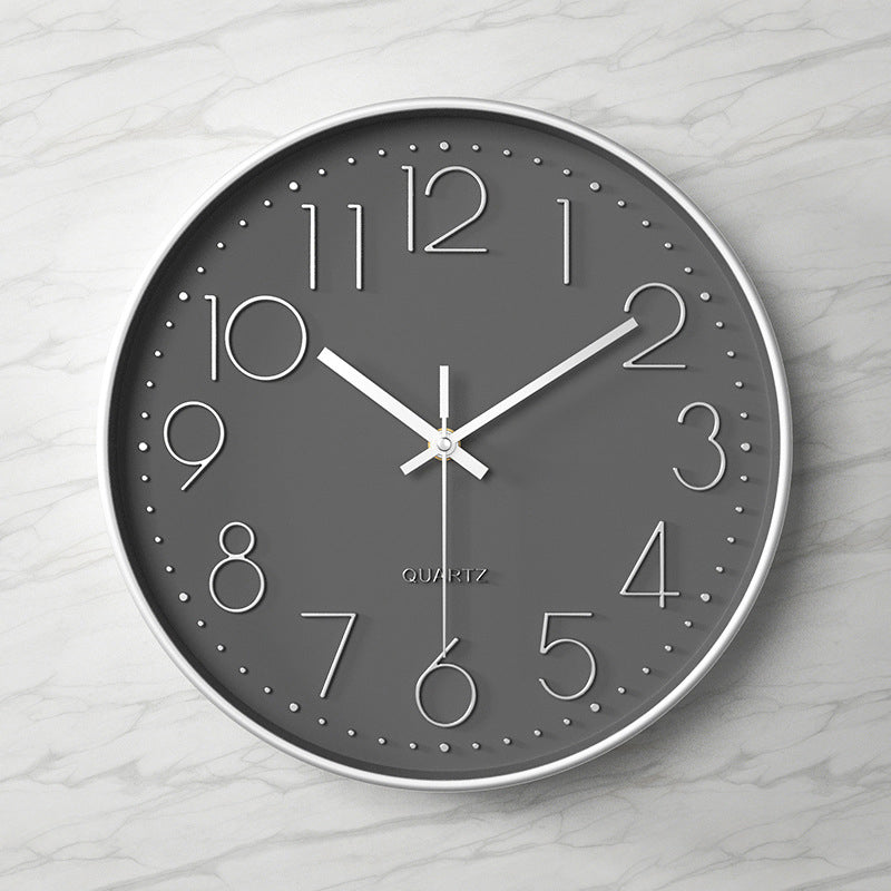 Large Modern Silent Wall Clock – Elegant Kitchen Decor with Arabic Figures 27