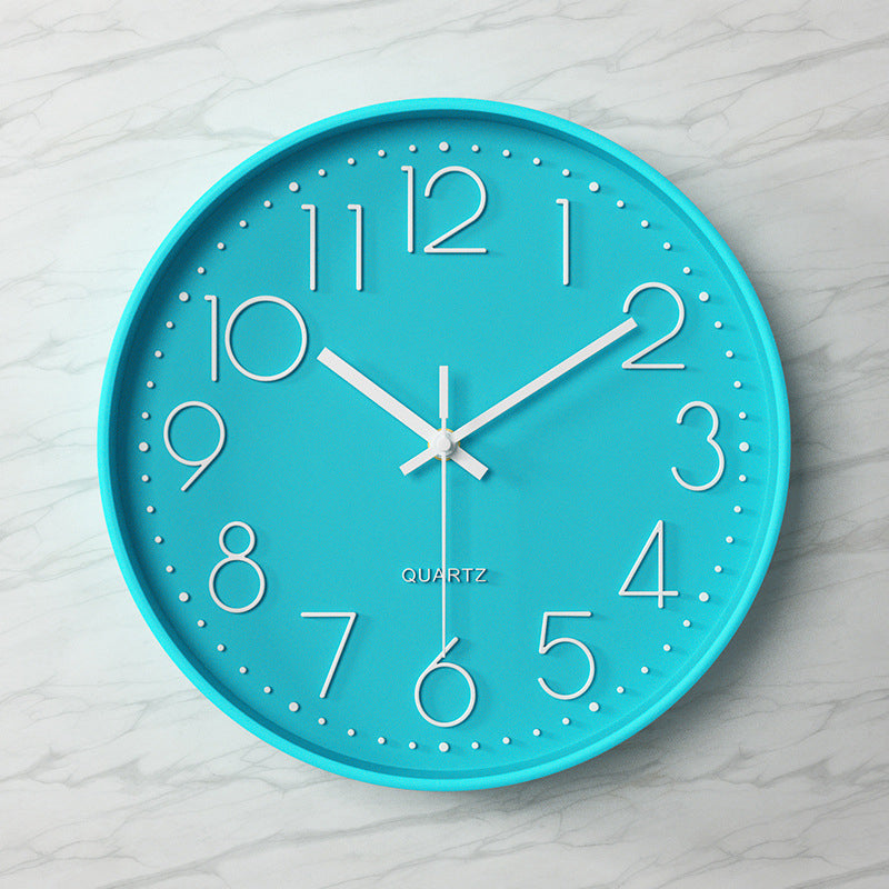 Large Modern Silent Wall Clock – Elegant Kitchen Decor with Arabic Figures 28