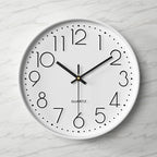 Large Modern Silent Wall Clock – Elegant Kitchen Decor with Arabic Figures 29