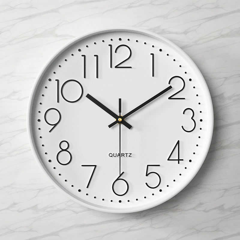 Large Modern Silent Wall Clock – Elegant Kitchen Decor with Arabic Figures 29
