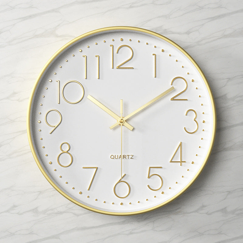 Large Modern Silent Wall Clock – Elegant Kitchen Decor with Arabic Figures 6