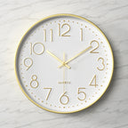 Large Modern Silent Wall Clock – Elegant Kitchen Decor with Arabic Figures 6