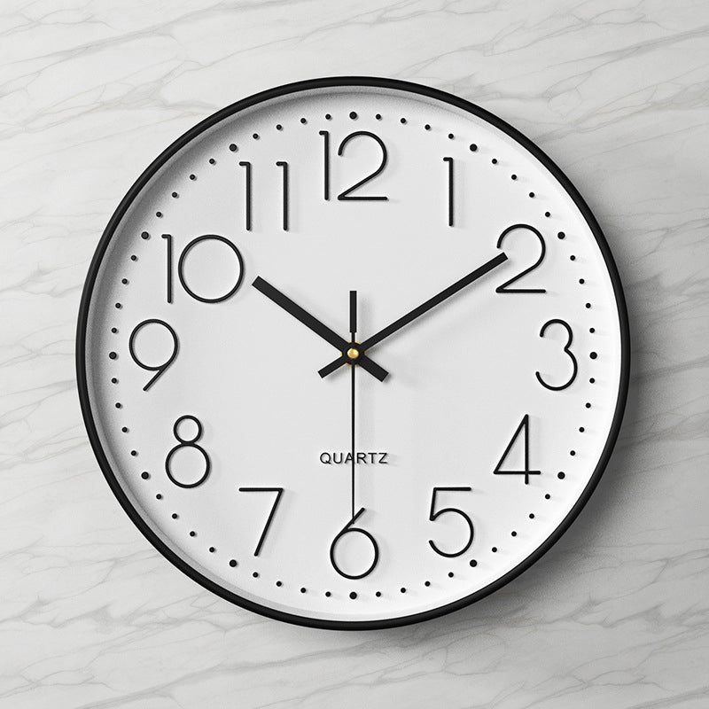 Large Modern Silent Wall Clock – Elegant Kitchen Decor with Arabic Figures 7
