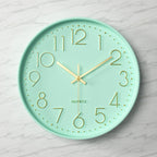 Large Modern Silent Wall Clock – Elegant Kitchen Decor with Arabic Figures 8