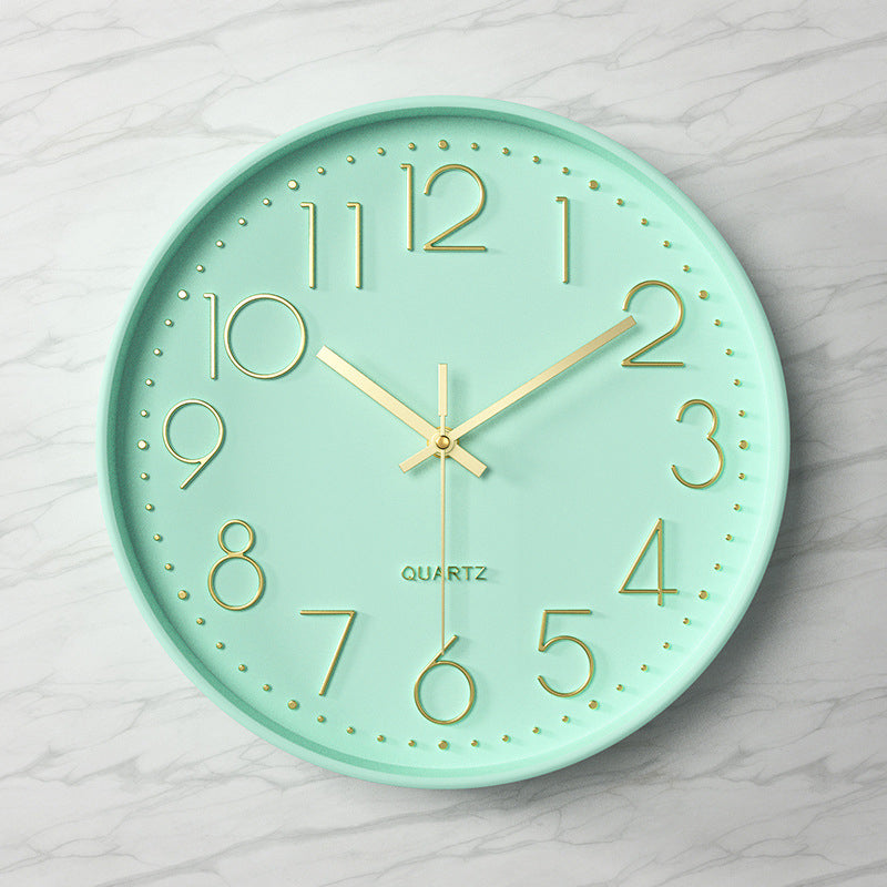 Large Modern Silent Wall Clock – Elegant Kitchen Decor with Arabic Figures 8