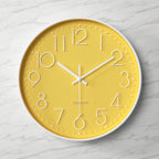 Large Modern Silent Wall Clock – Elegant Kitchen Decor with Arabic Figures 9