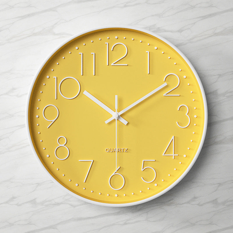 Large Modern Silent Wall Clock – Elegant Kitchen Decor with Arabic Figures 9
