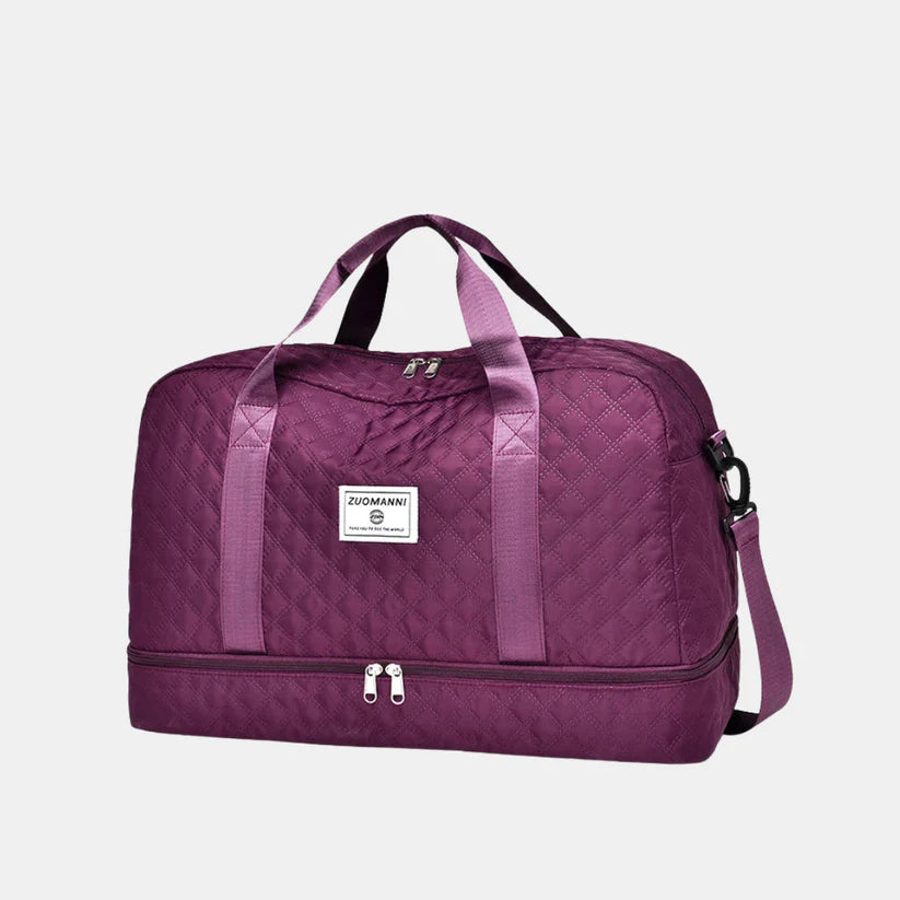 Lightweight Travel Bag with Diamond Pattern – Your Perfect Weekend & Sports Companion