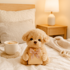 Lifelike Plush Dog Toy for Kids and Seniors – Soft Cuddly Companion