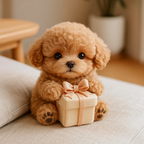 Lifelike Plush Dog Toy for Kids and Seniors – Soft Cuddly Companion
