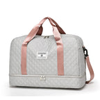 Lightweight Travel Bag with Diamond Pattern – Your Perfect Weekend & Sports Companion