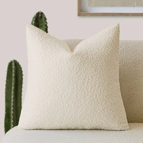 Bouclé Cushion Cover 45x45 cm – Timeless Comfort & Style