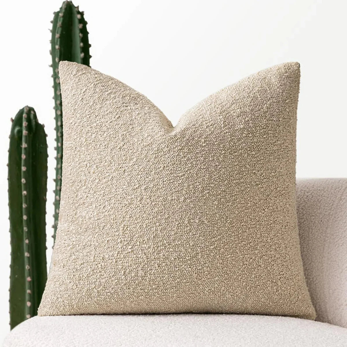 Bouclé Cushion Cover 45x45 cm – Timeless Comfort & Style
