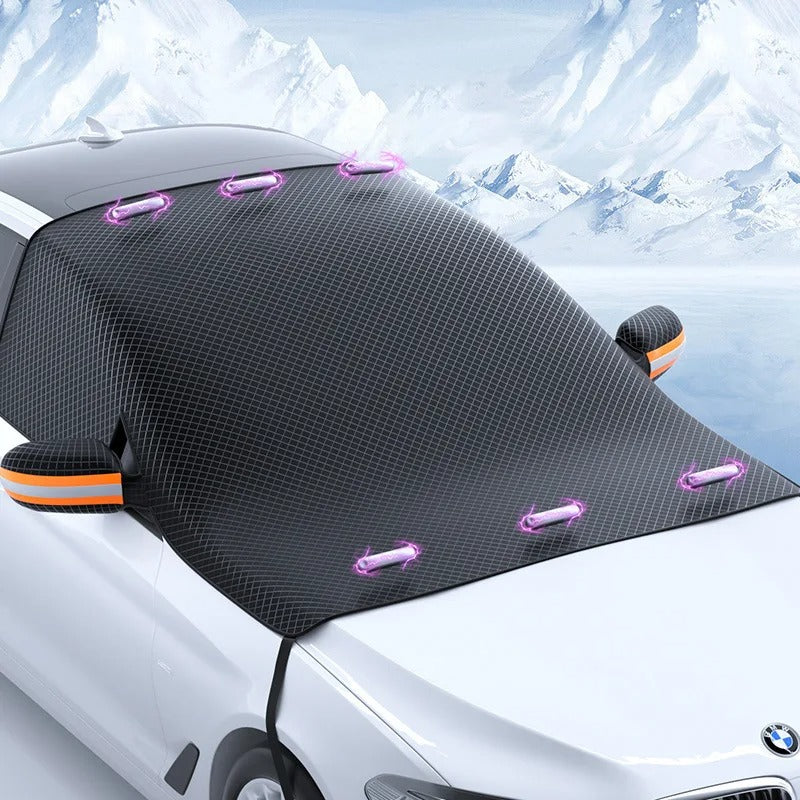 Magnetic Car Snow Cover – All-Season Windshield Protector with Easy Installation