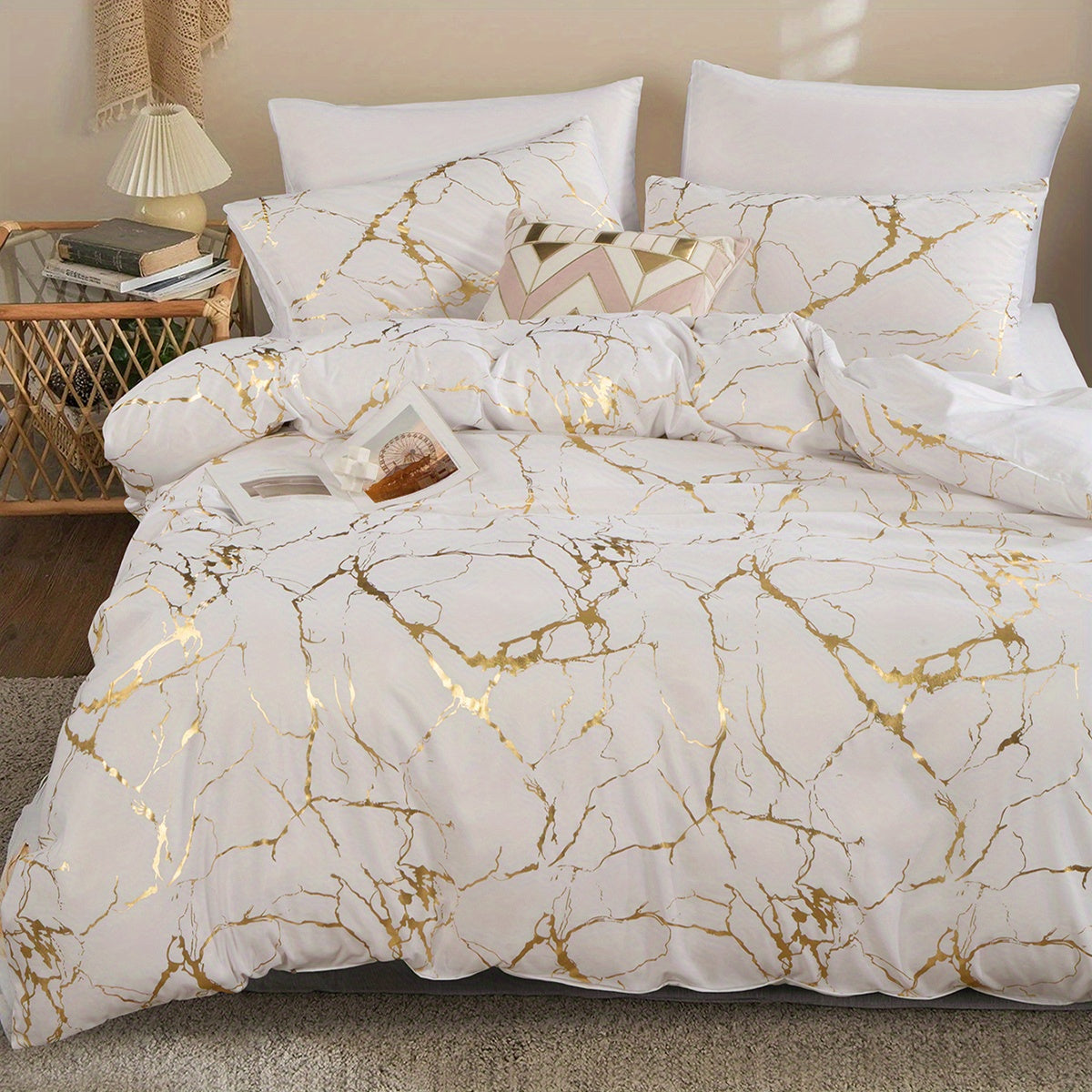 Luxury Comfortable Marble Duvet Cover – Modern Elegance Meets Ultimate Comfort