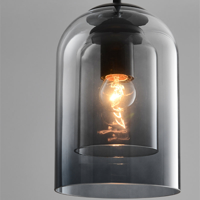Mid-Century Pendant Lamps with Double Glass – Vintage Charm, Modern Sophistication
