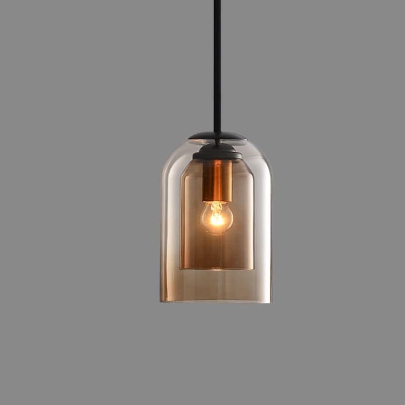 Mid-Century Pendant Lamps with Double Glass – Vintage Charm, Modern Sophistication