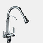 Modern Black Kitchen Faucet with Pull-Out Sprayer – Stylish Sink Tap for Easy Use 10