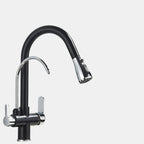 Modern Black Kitchen Faucet with Pull-Out Sprayer – Stylish Sink Tap for Easy Use 14