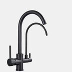 Modern Black Kitchen Faucet with Pull-Out Sprayer – Stylish Sink Tap for Easy Use 15