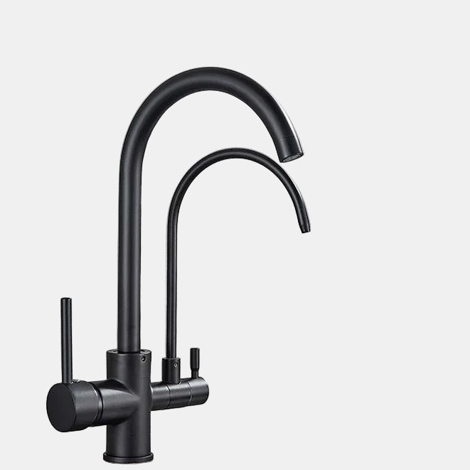 Modern Black Kitchen Faucet with Pull-Out Sprayer – Stylish Sink Tap for Easy Use 15