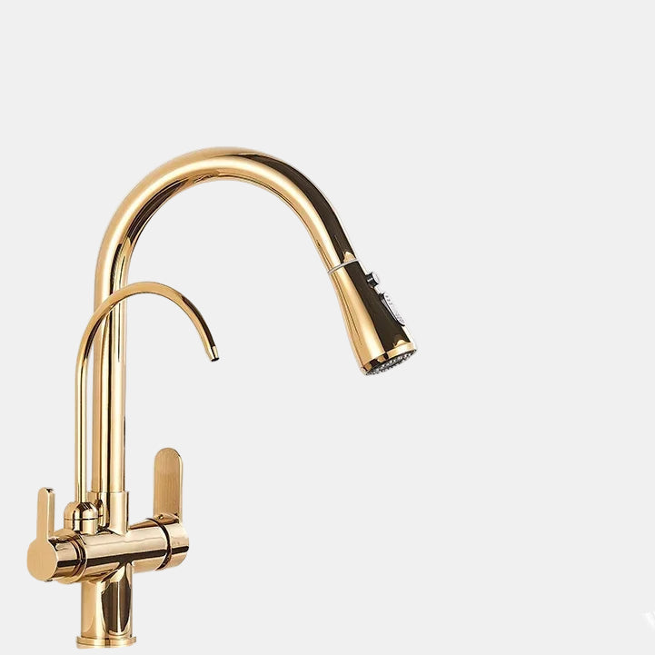 Modern Black Kitchen Faucet with Pull-Out Sprayer – Stylish Sink Tap for Easy Use 8