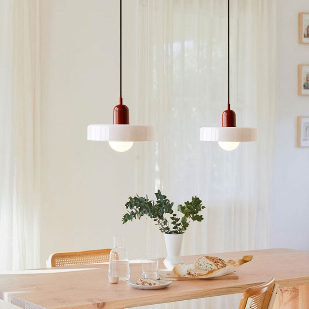Adjustable Suspension Glass Chandelier – Bauhaus Elegance with Modern Adaptability