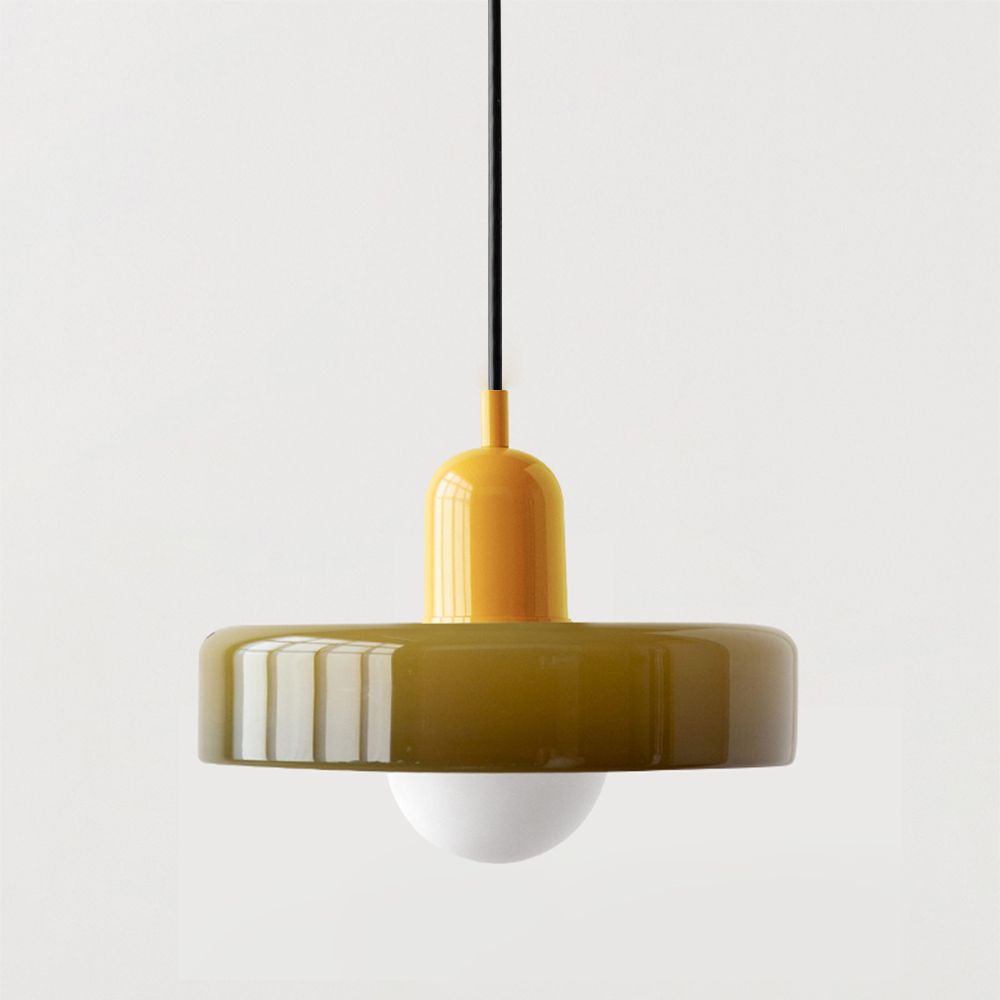 Adjustable Suspension Glass Chandelier – Bauhaus Elegance with Modern Adaptability