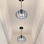 Nordic Simple Globular Glass Hallway Pendant Ceiling Light – Elegant, Minimalist Illumination