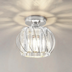 Nordic Simple Globular Glass Hallway Pendant Ceiling Light – Elegant, Minimalist Illumination