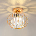 Nordic Simple Globular Glass Hallway Pendant Ceiling Light – Elegant, Minimalist Illumination