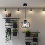 Nordic Simple Globular Glass Hallway Pendant Ceiling Light – Elegant, Minimalist Illumination