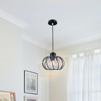 Nordic Simple Globular Glass Hallway Pendant Ceiling Light – Elegant, Minimalist Illumination