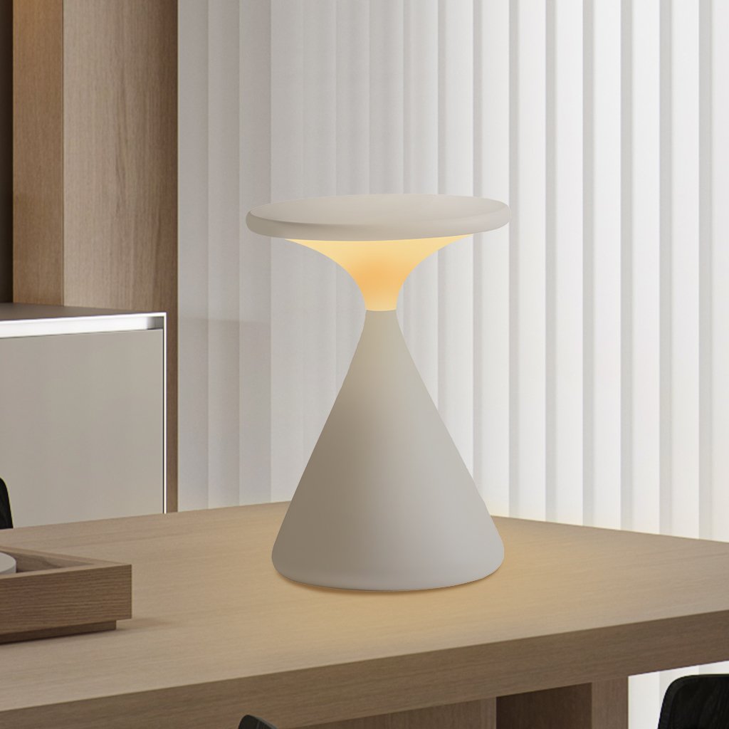 Wireless Hourglass Table Lamp – Contemporary Design