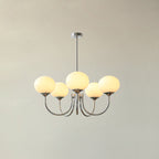 Modern Marshmallow Chandelier – Playful Elegance with a Touch of Glamour