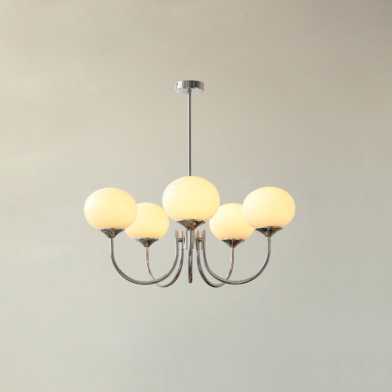 Modern Marshmallow Chandelier – Playful Elegance with a Touch of Glamour