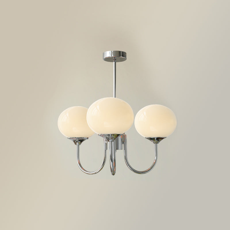 Modern Marshmallow Chandelier – Playful Elegance with a Touch of Glamour
