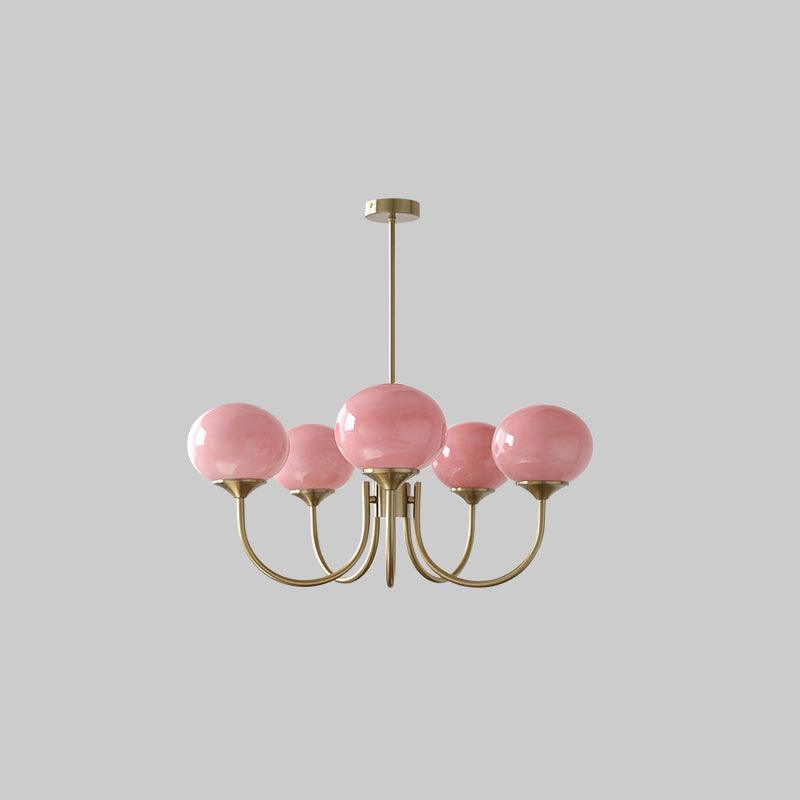 Modern Marshmallow Chandelier – Playful Elegance with a Touch of Glamour