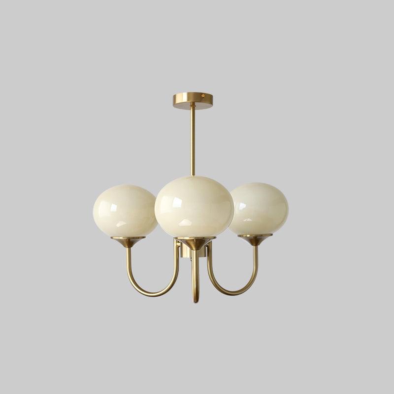 Modern Marshmallow Chandelier – Playful Elegance with a Touch of Glamour